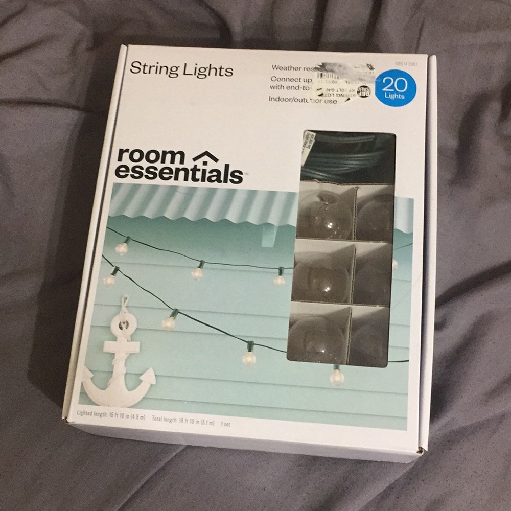 Room essentials string lights